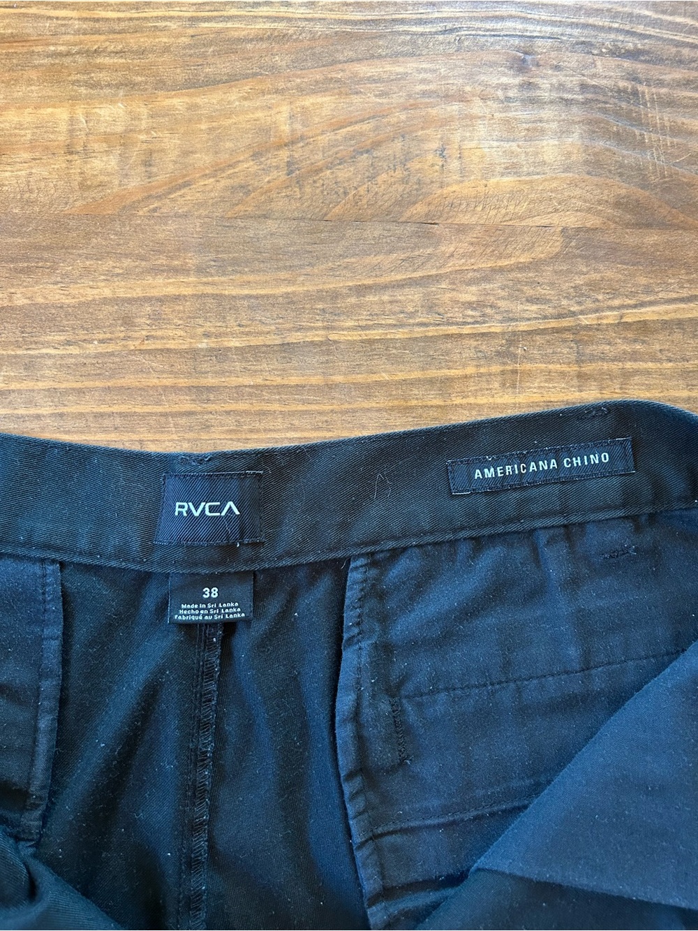 RVCA Men's Olive, Black, Tan & Gray Flat-Front Shorts Set - Picture 11 of 12